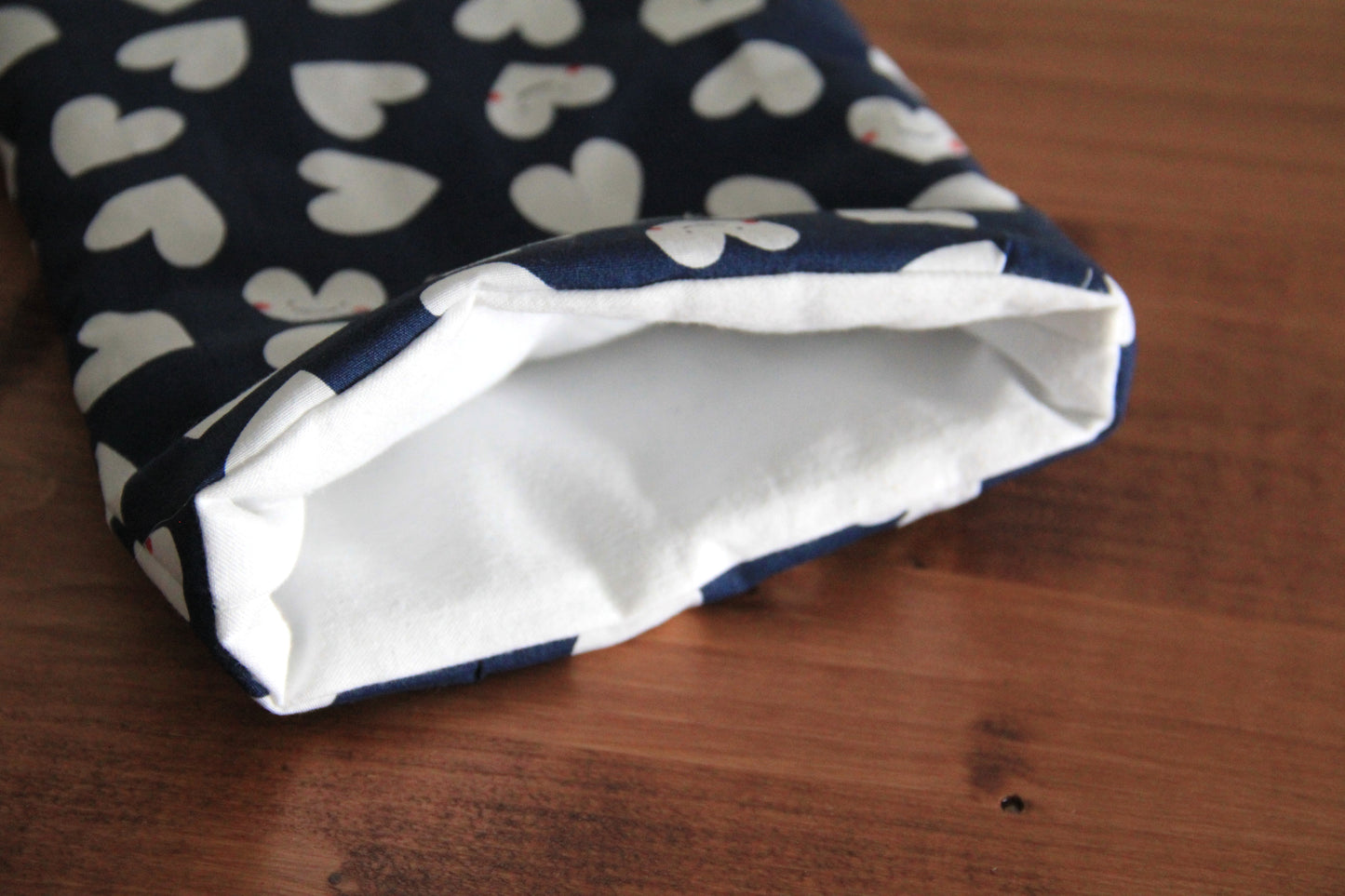 Pochette pour livre de poche - Petits coeurs ♥