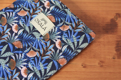 Pochette pour livre de poche - Tropical blue