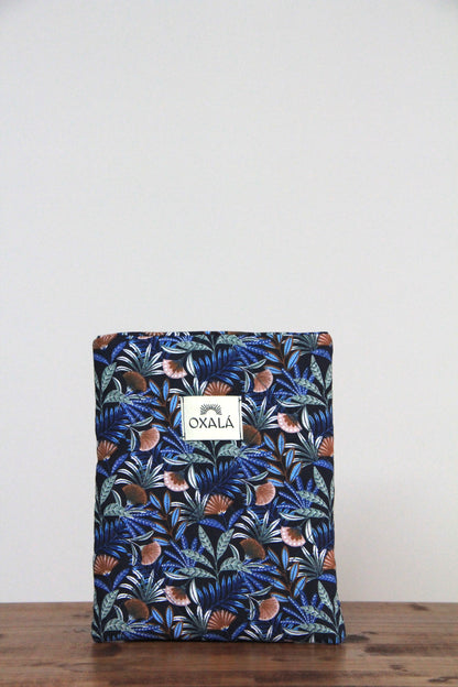 Pochette pour livre de poche - Tropical blue