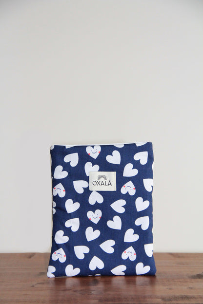 Pochette pour livre de poche - Petits coeurs ♥