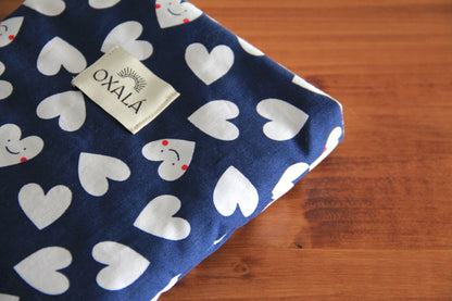 Pochette pour livre de poche - Petits coeurs ♥