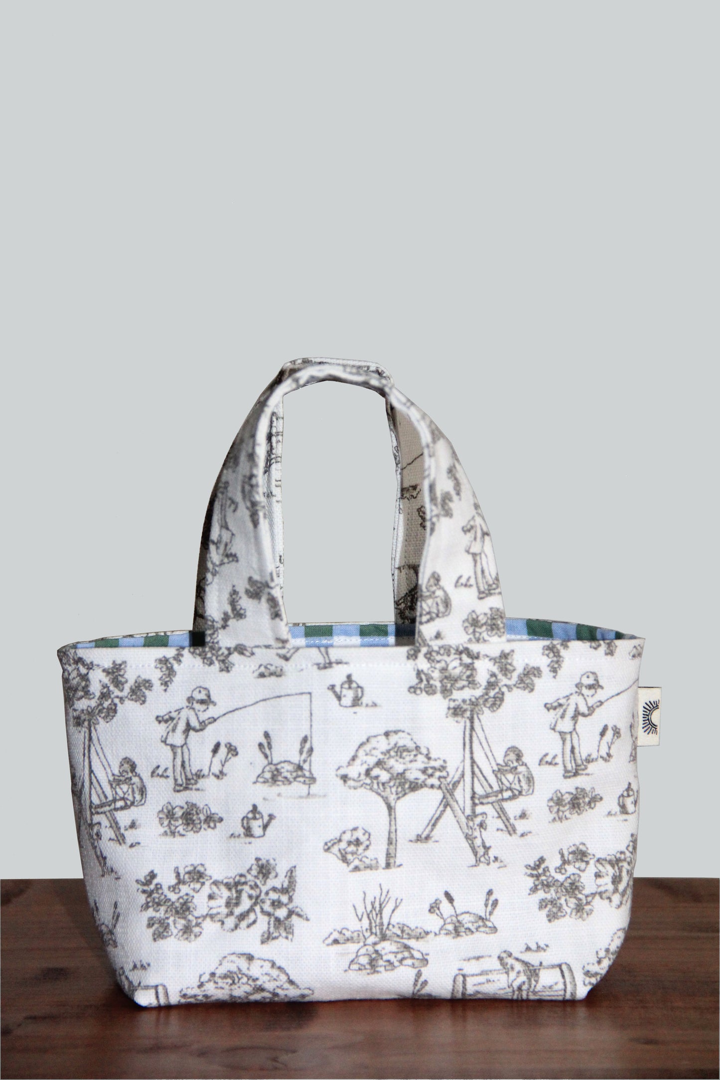 Petit sac enfant - Toile de Jouy